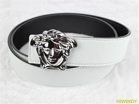 mens white versace belt|versace belt outlet.